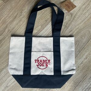 Trader Joe's mini Canvas Tote Bag